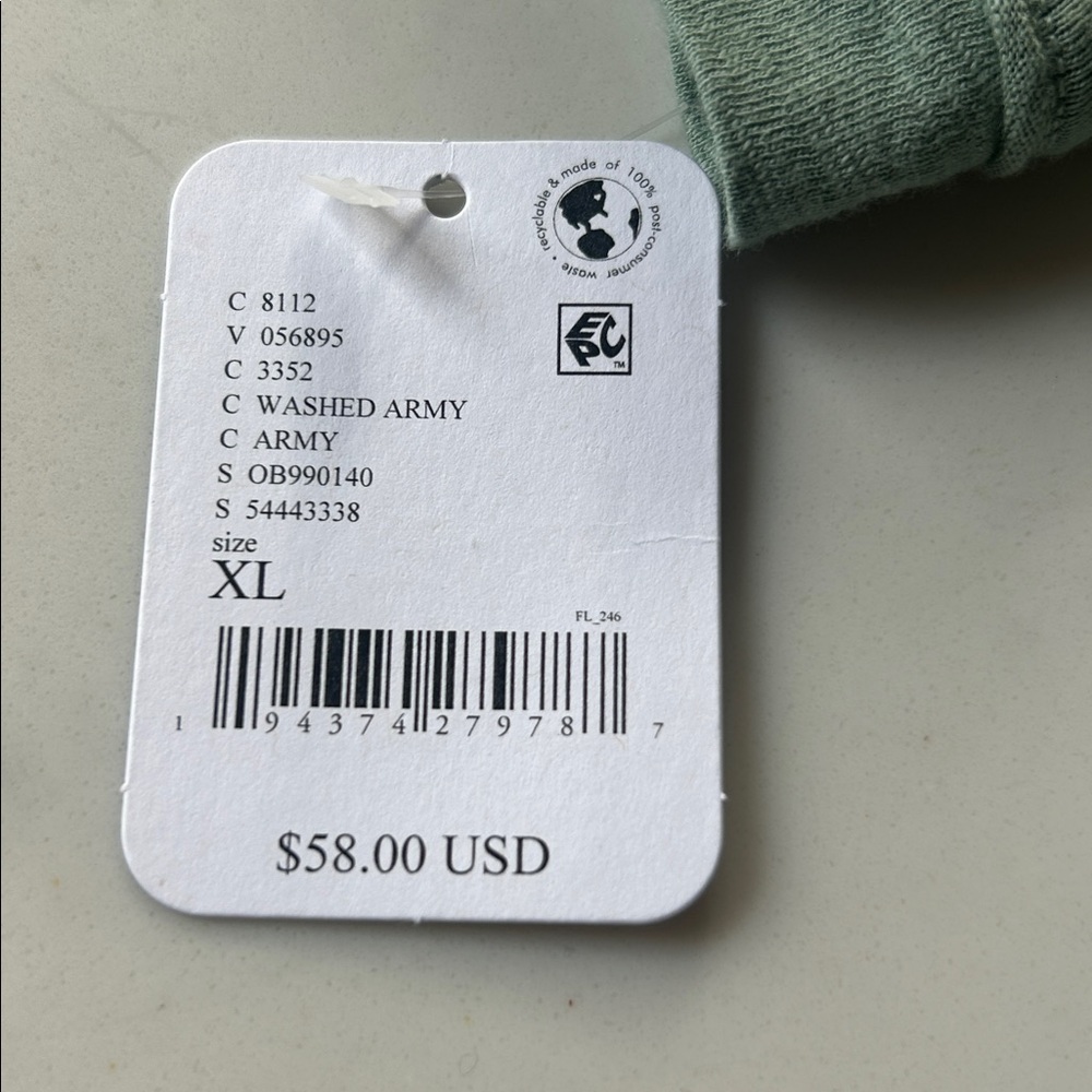 Free People We The Free Arden Tee Washed Army - Picture 10 of 13